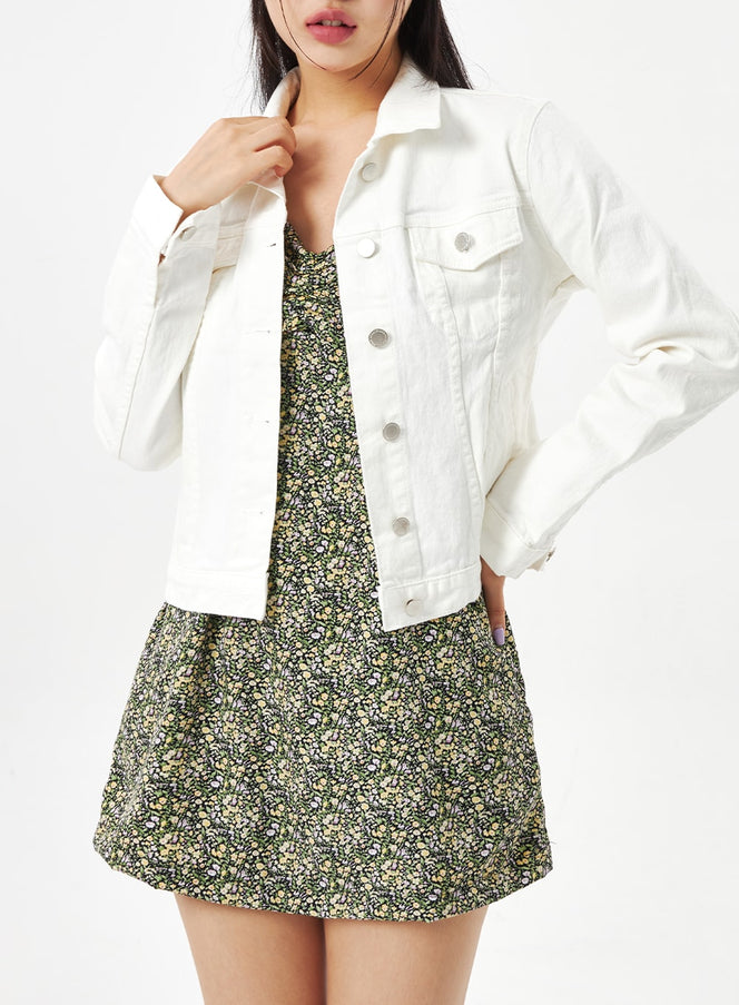 Geknöpfte Baumwolljacke CA314