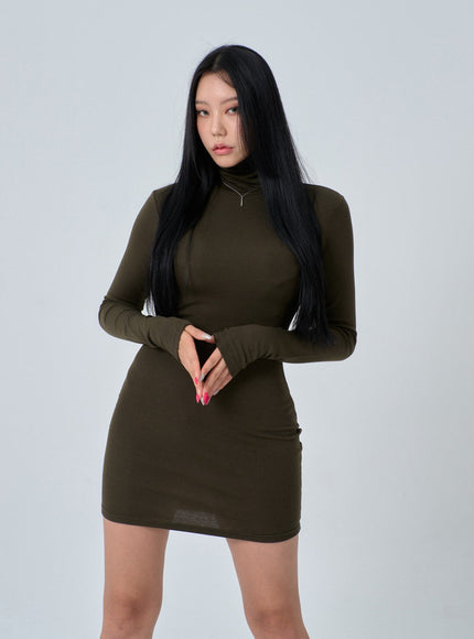 Turtleneck Mini Dress IN24