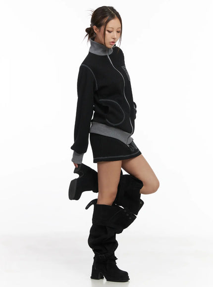 loose-fit-two-tone-waffle-zip-up-cj512