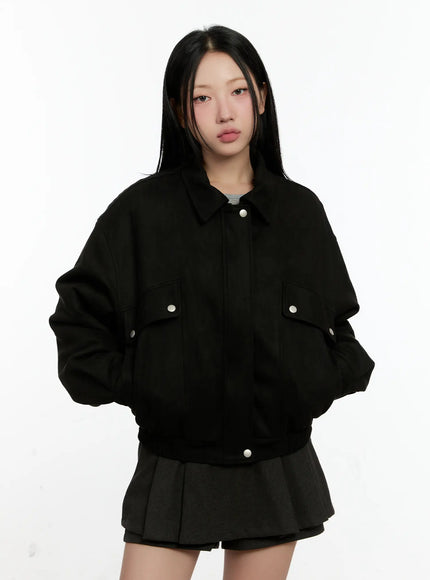 chic-suede-pocket-collar-puffer-jacket-cn505