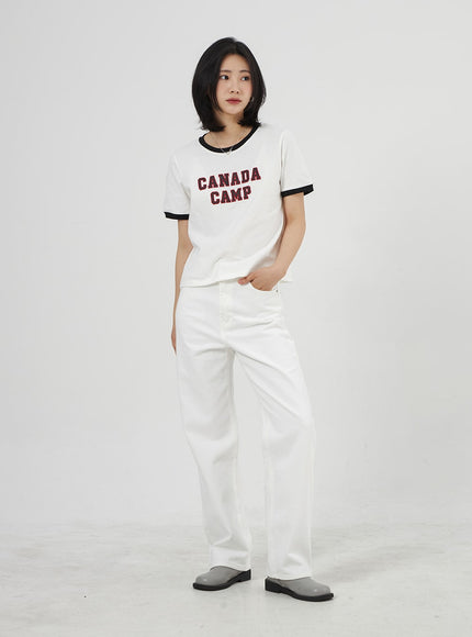 Cotton Wide Leg Pants OA307