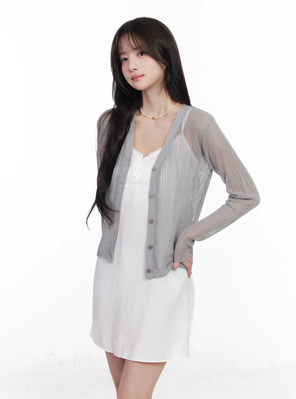 v-neck-mesh-cardigan-cm527
