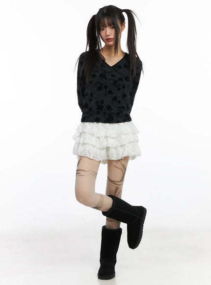 v-neck-floral-wrap-long-sleeve-top-cd518