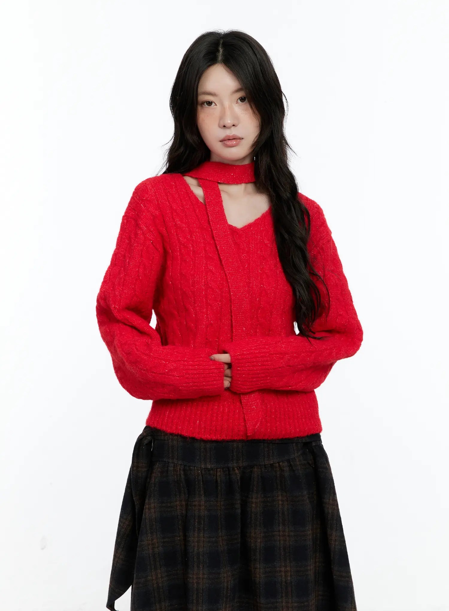 v-neck-knit-sweater-and-tie-set-cn517