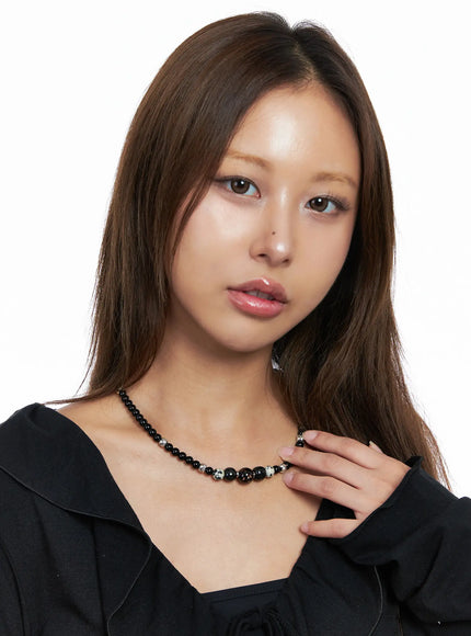 faux-gem-choker-necklace-co513