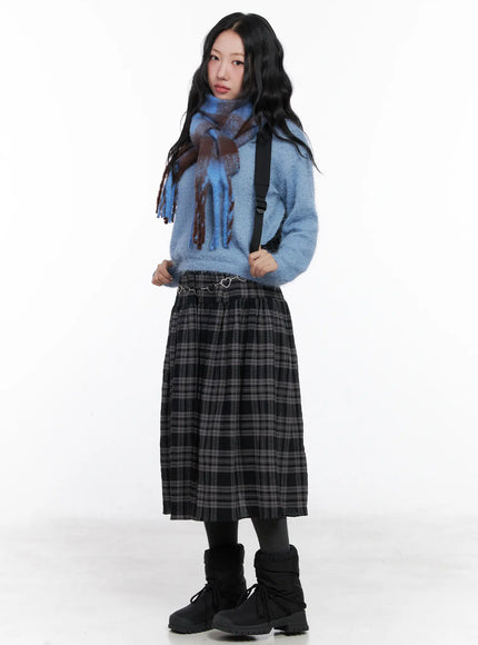 plaid-flare-maxi-skirt-cn514