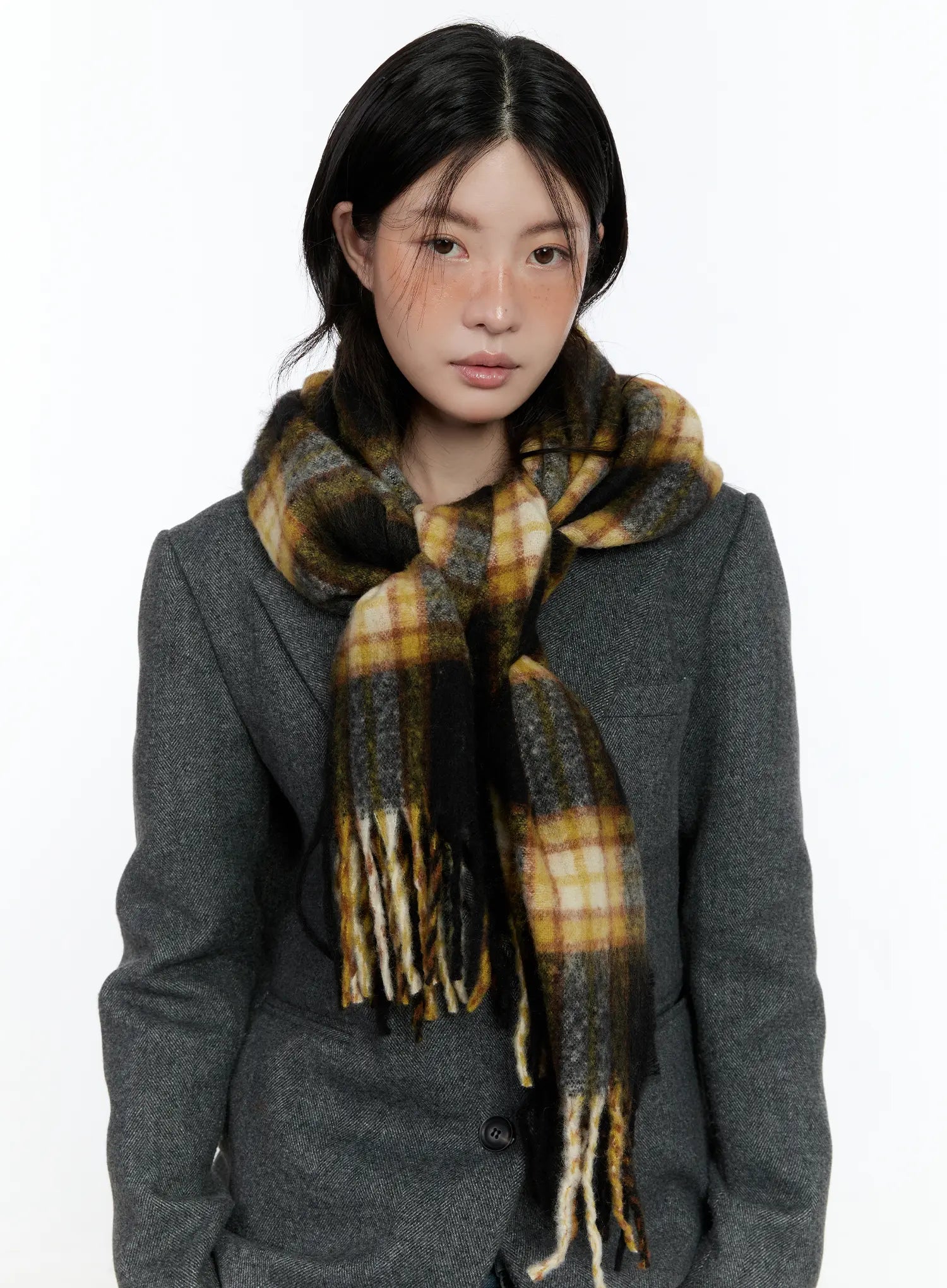 Winter Tartan Checkered Scarf IN510