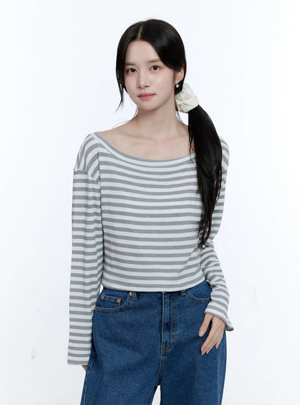 striped-loose-fit-long-sleeve-top-cg514