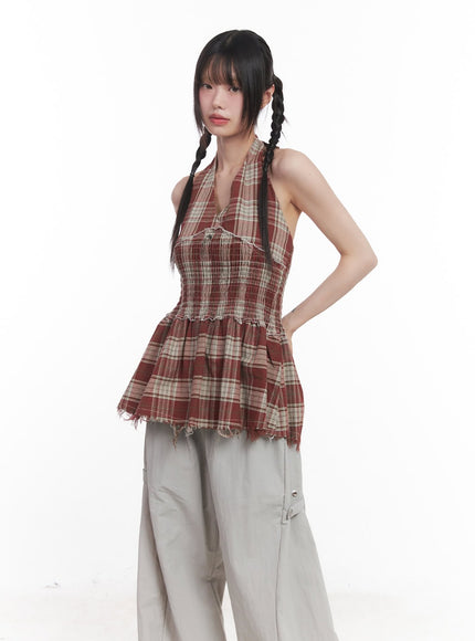 halter-neck-plaid-mini-dress-cu505