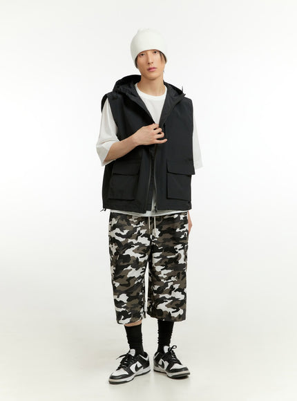 mens-hooded-nylon-vest-il418