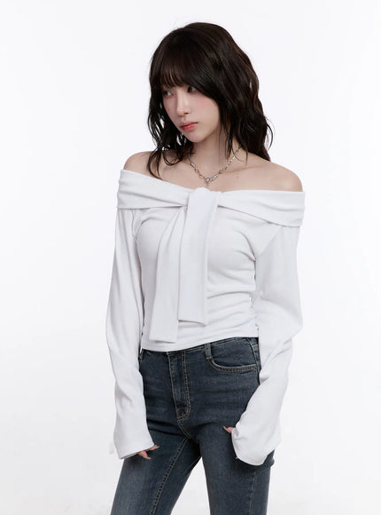 off-shoulder-bow-tie-long-sleeve-top-cs530