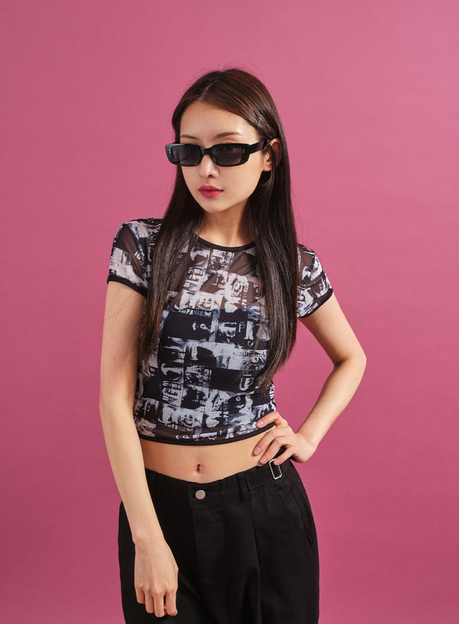 Lunettes de soleil carrées CY17