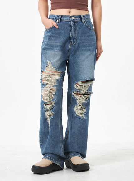 Wide Ripped Jeans CA304