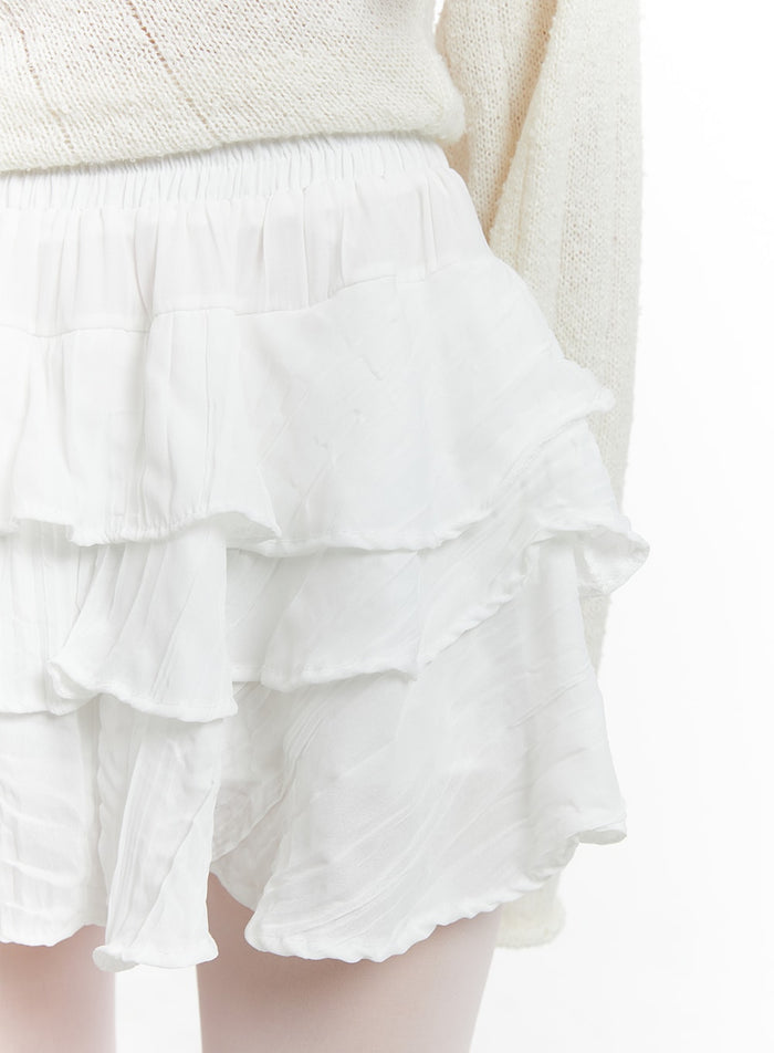 cotton-frill-banded-mini-skirt-om426