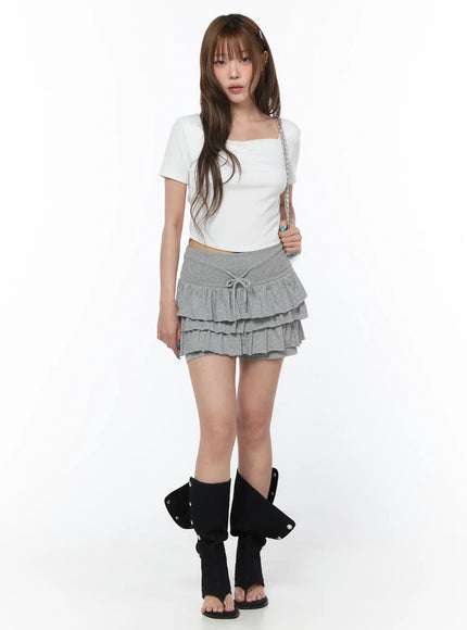 basic-tiered-ruffle-mini-skort-cy529