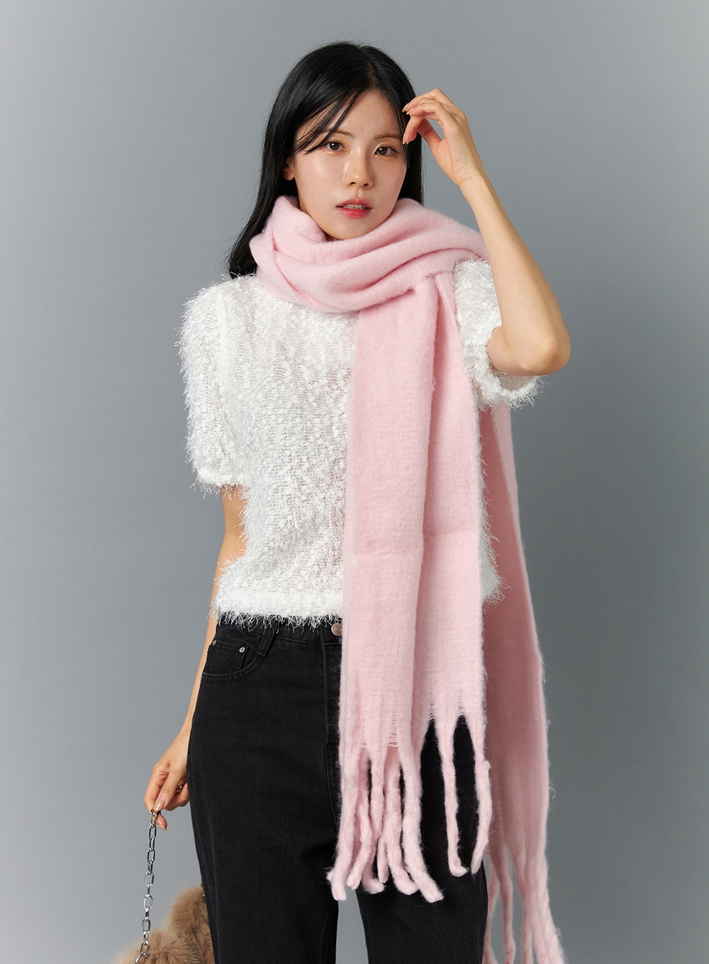 Tassel scarf deals