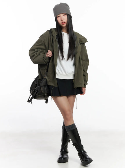 chic-pleated-cargo-mini-skirt-cf503