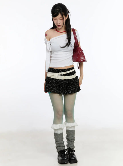 polka-dot-ruffle-mini-skirt-ca508