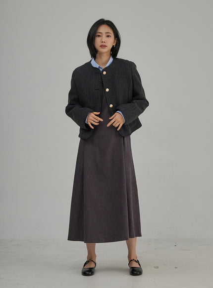 Buckle Round Mary Jane Flats OJ305