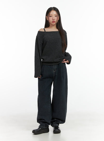 comfy-loose-fit-off-shoulder-shirt-co417