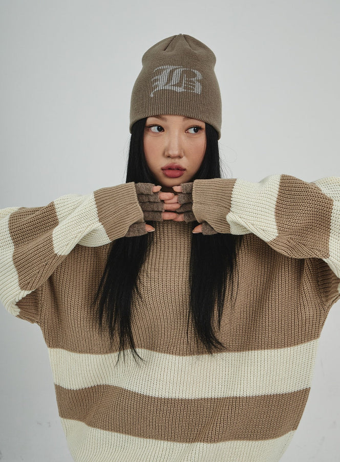 Bonnet à détail de lettrage CD01