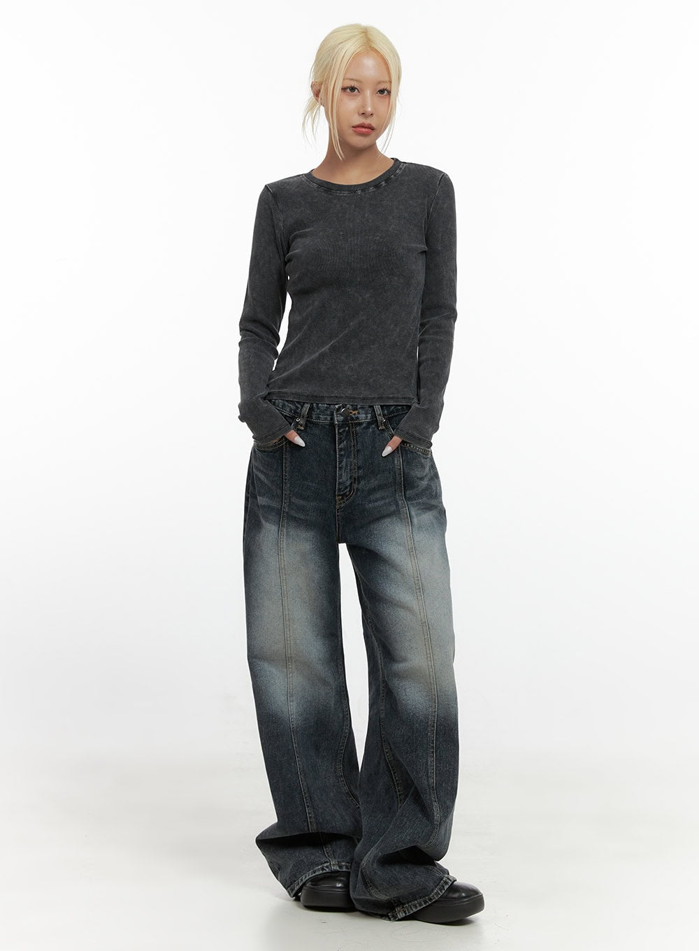 kaya-stitch-detail-washed-baggy-denim-jeans-cs426