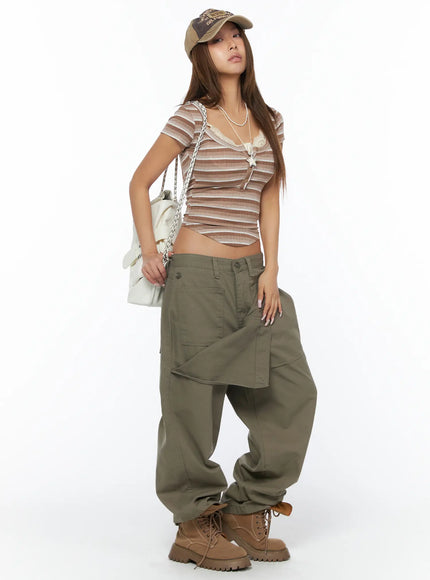 striped-button-detail-short-sleeve-top-ca516