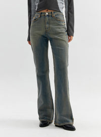 washed-bootcut-pants-co306