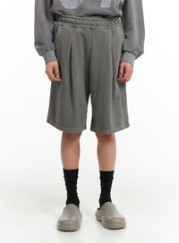 mens-banding-jogger-shorts-ia401 / Black