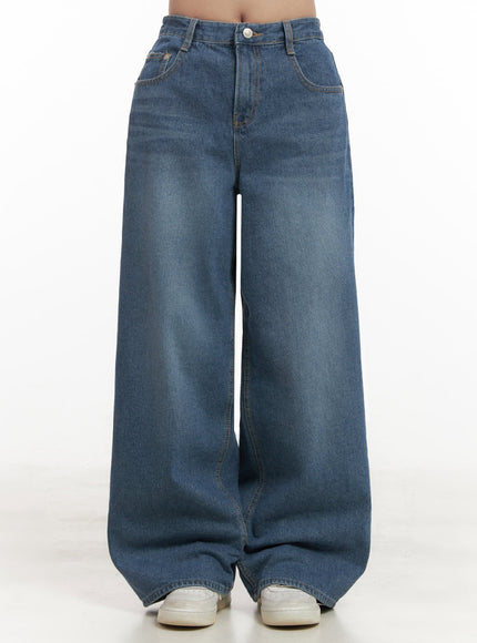 destiny-wide-leg-jeans-ij510 / Blue