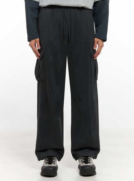 mens-cargo-cotton-pants-dark-gray-id413 / Dark gray