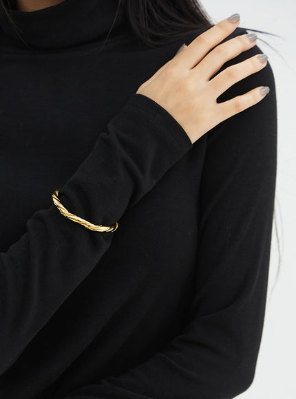 bold-bracelet-in317 / Dark yellow