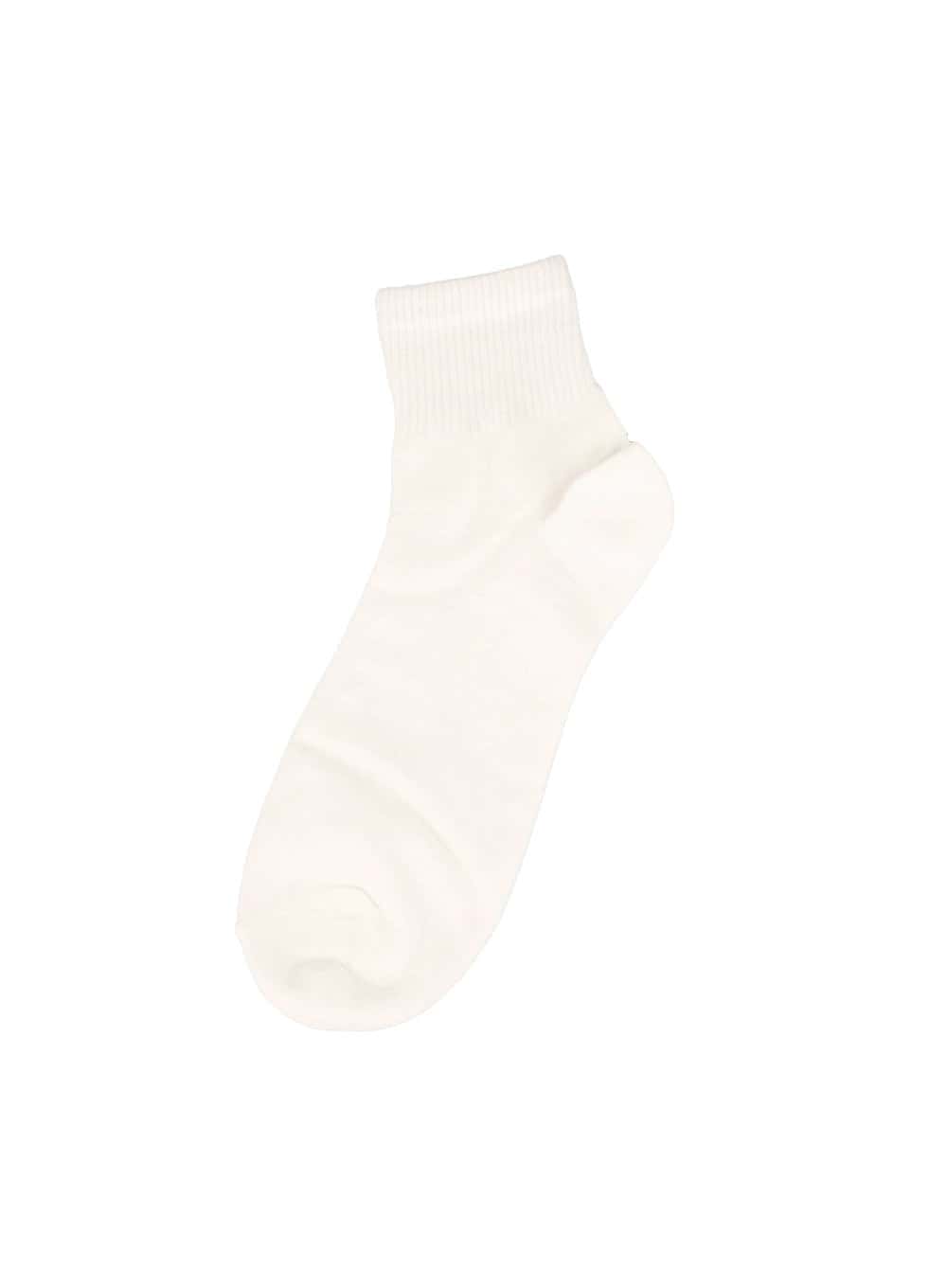 mens-basic-ankle-socks-iy410 / White