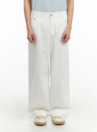 mens-straight-leg-trousers-iy410 / White