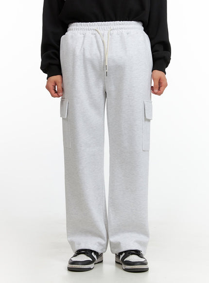 mens-comfy-sweatpants-iu414 / White