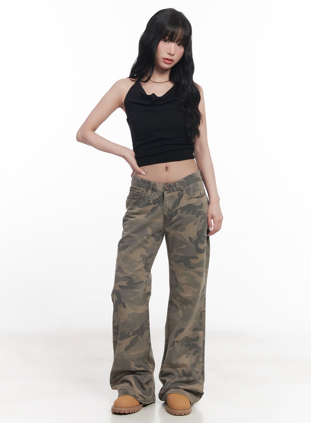 low-rise-camo-bootcut-pants-cy527