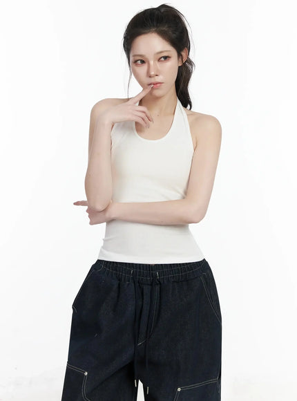 sleeveless-halter-neck-tank-top-ij528