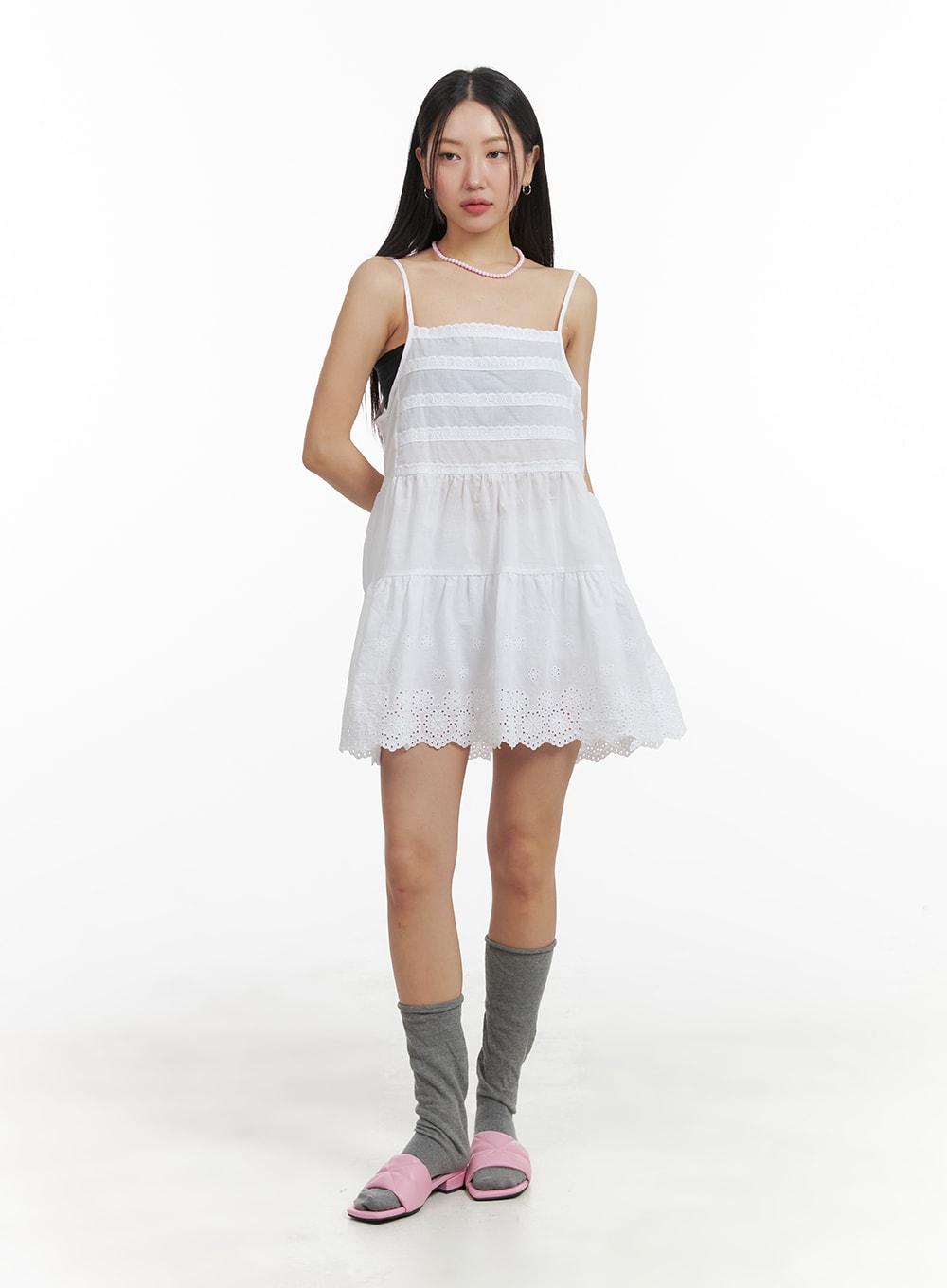 cotton-ruffle-cami-mini-dress-oa402