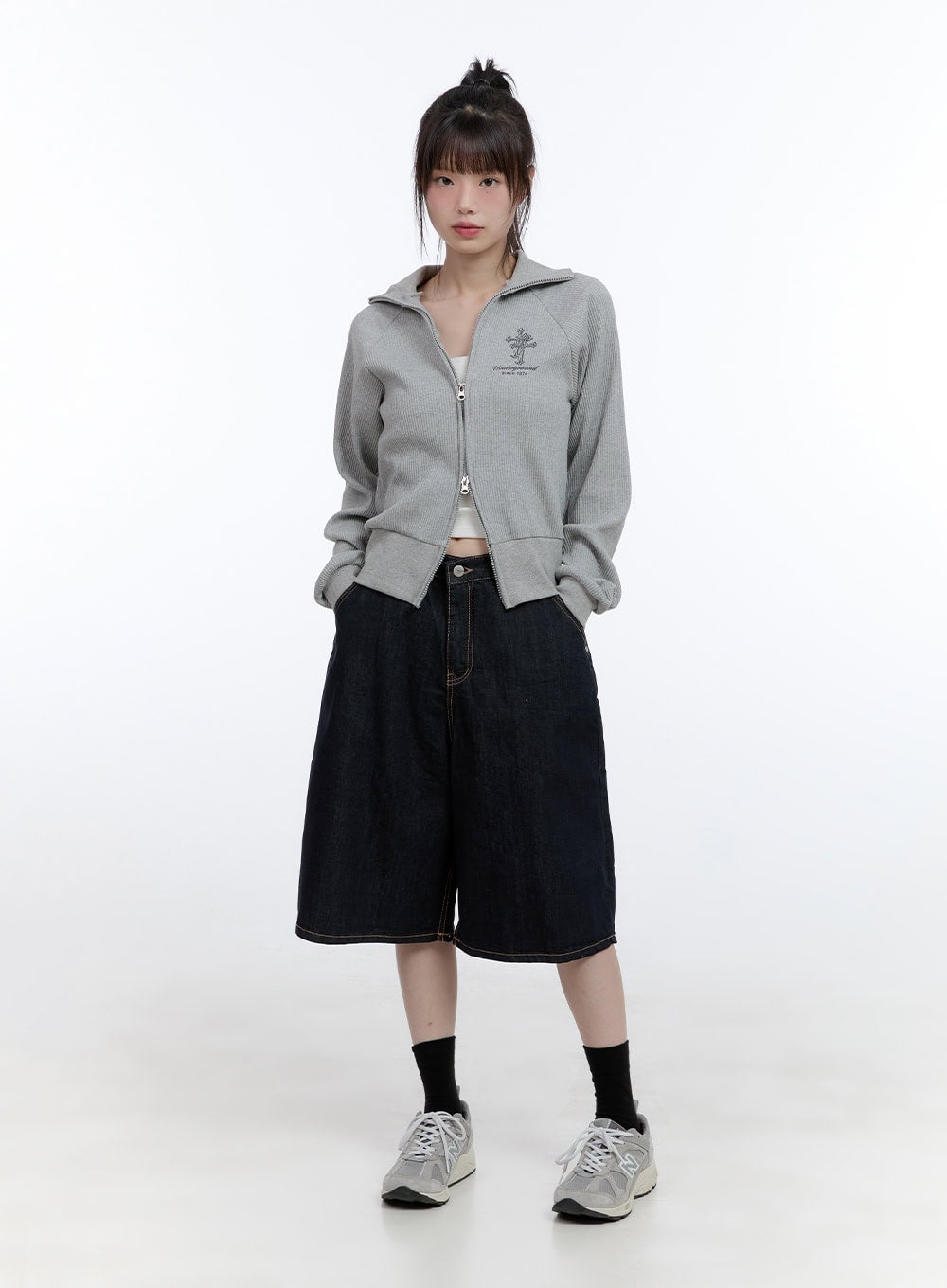 cotton-two-way-zip-up-graphic-sweat-hoodie-cg413