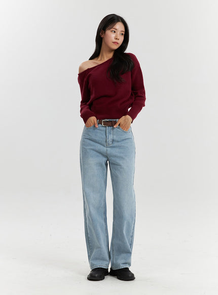 solid-asymmetrical-neck-long-sleeve-knit-top-od320