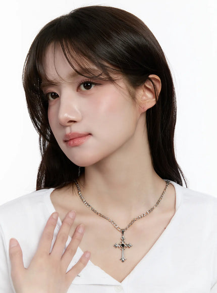gothic-cross-chain-necklace-cm505