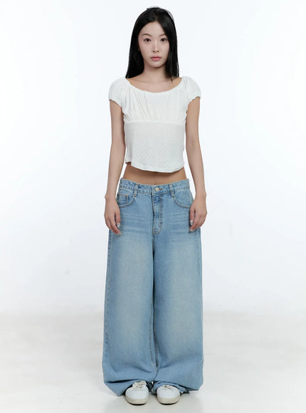 off-shoulder-eyelet-puff-sleeve-top-cl530