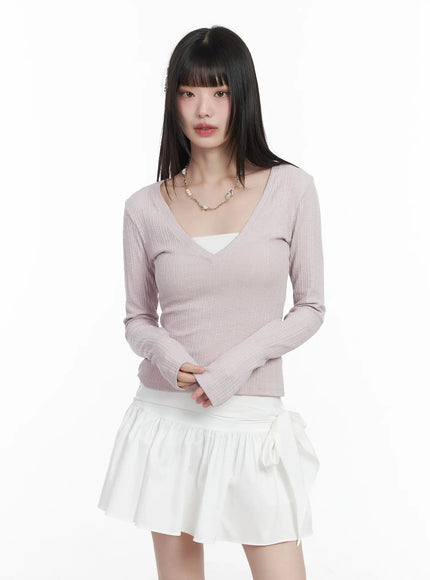 v-neck-ribbed-long-sleeve-top-cm524