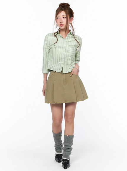 striped-3-4-sleeve-shirt-ca514