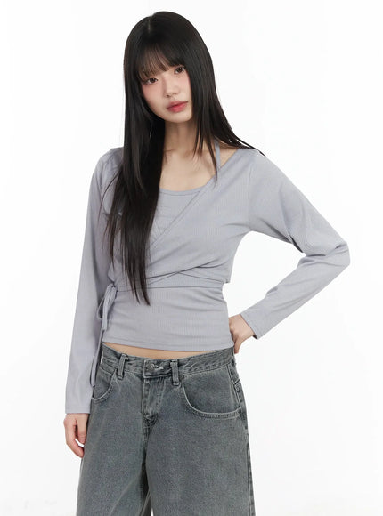 Tank and Wrap Cardigan Set IM530