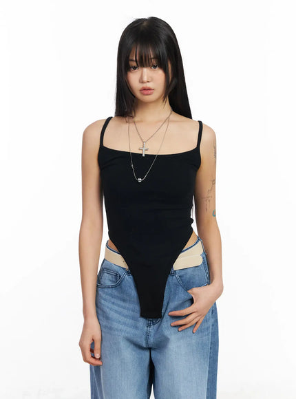 square-neck-bodysuit-cf506-1 / Black