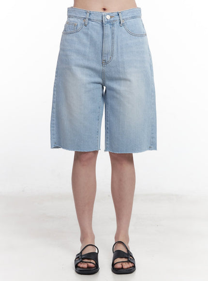 shira-wide-fit-baggy-jorts-cy519 / Blue