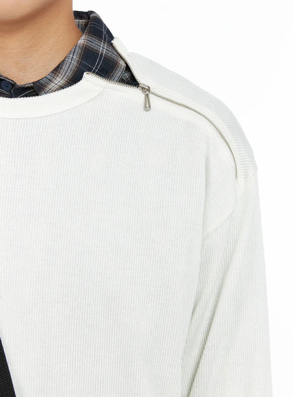 mens-one-shoulder-zip-long-sleeve-ig529