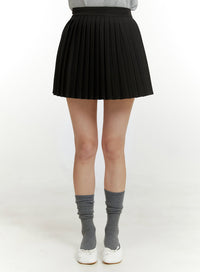 pleated-solid-mini-skirt-ou418