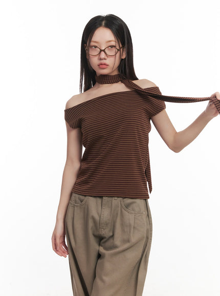 stripe-off-shoulder-top-with-scarf-ca521